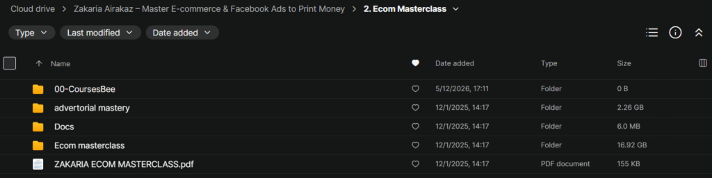 Zakaria Airakaz – Master E-commerce & Facebook Ads to Print Money