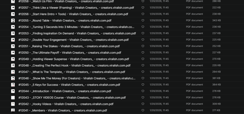Viralish Creator – The Stcky Videos Course