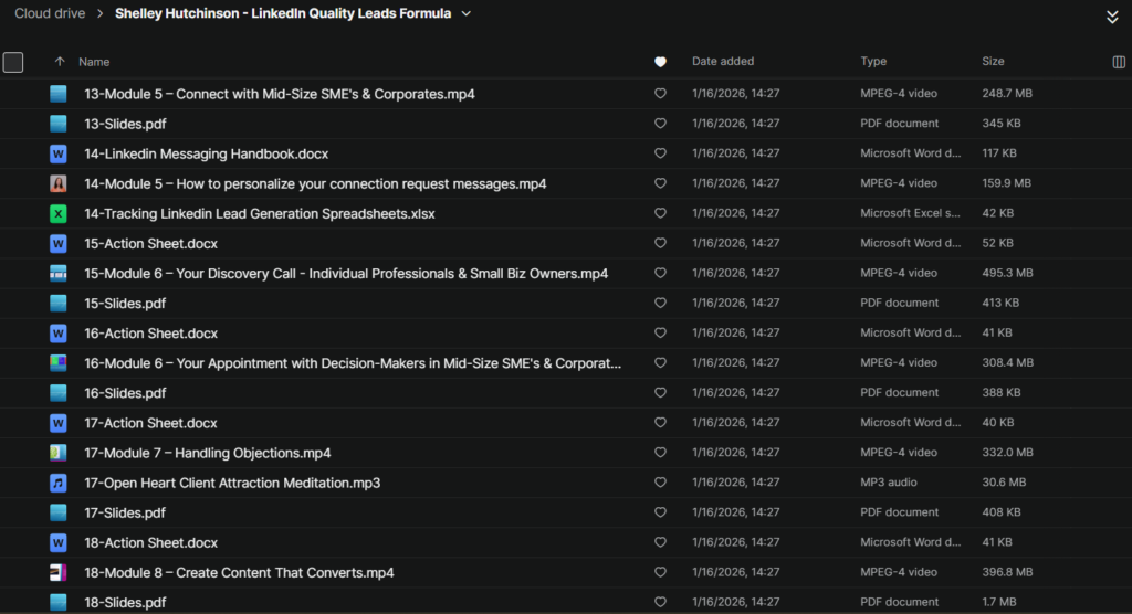 Shelley Hutchinson – LinkedIn Quality Leads Formula
