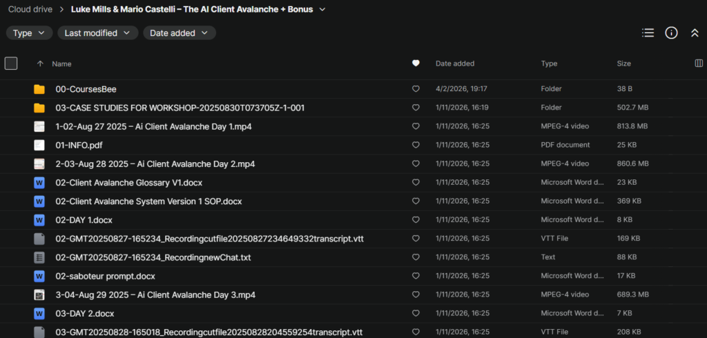 Luke Mills & Mario Castelli – The AI Client Avalanche + Bonus